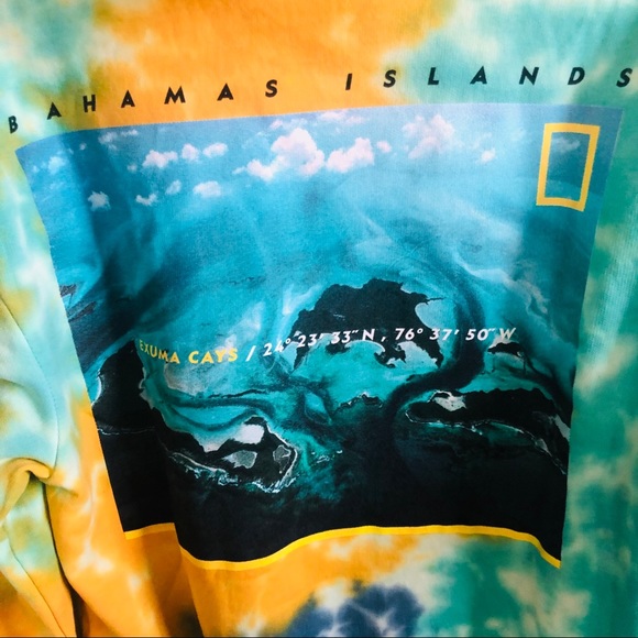 Tie-Dyed Nat Geo Bahamas Hoodie - Picture 4 of 9